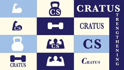 Digital illustrations of my logo ideas in a grid pattern showing different colour combinations of each one.