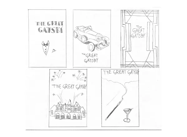 Sketches I made for the front cover/poster