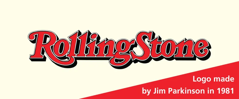 Rolling Stone nameplate, designed by Jim Parkinson and owned by Penske Media Corporation.